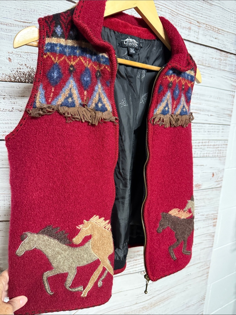 Icelandic Design Western Wool Vest
